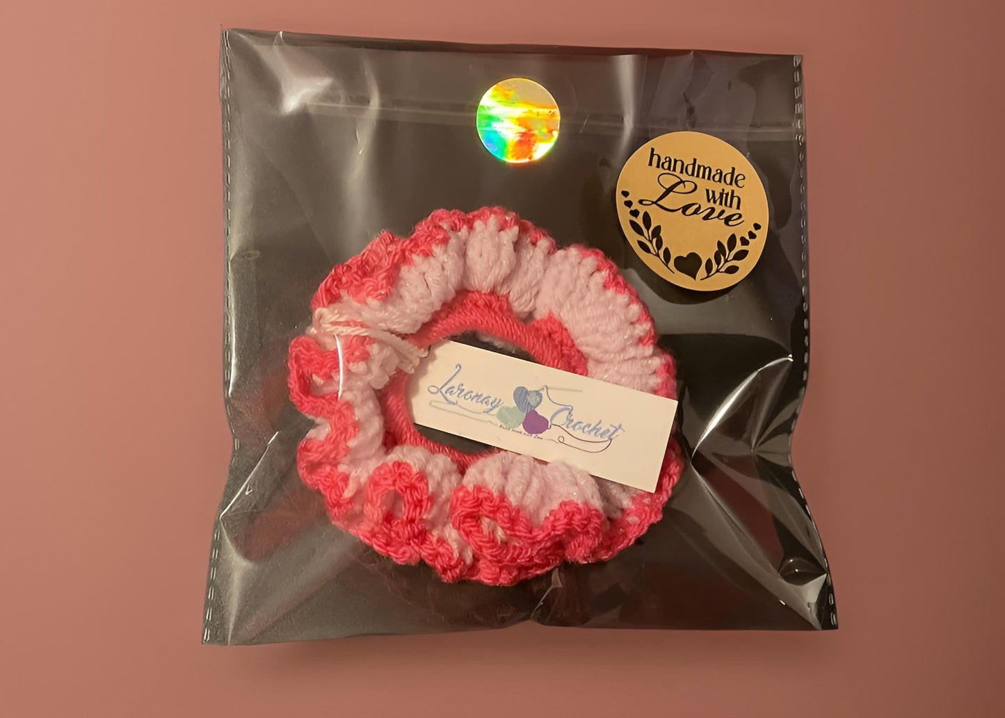 Pink Delight Scrunchie