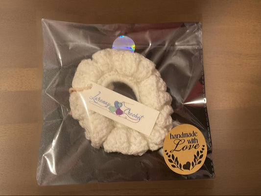 White Scrunchie