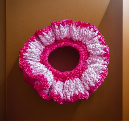 Pink Delight Scrunchie